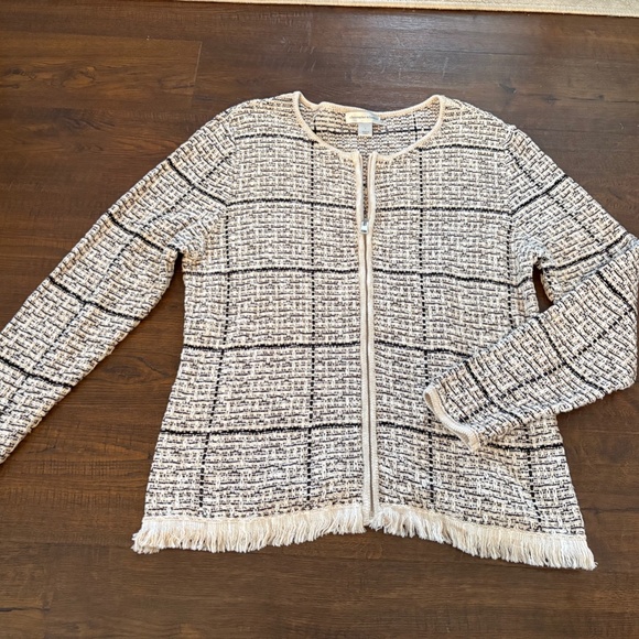 Christopher and Banks Zip-Up Cardigan - Picture 1 of 3